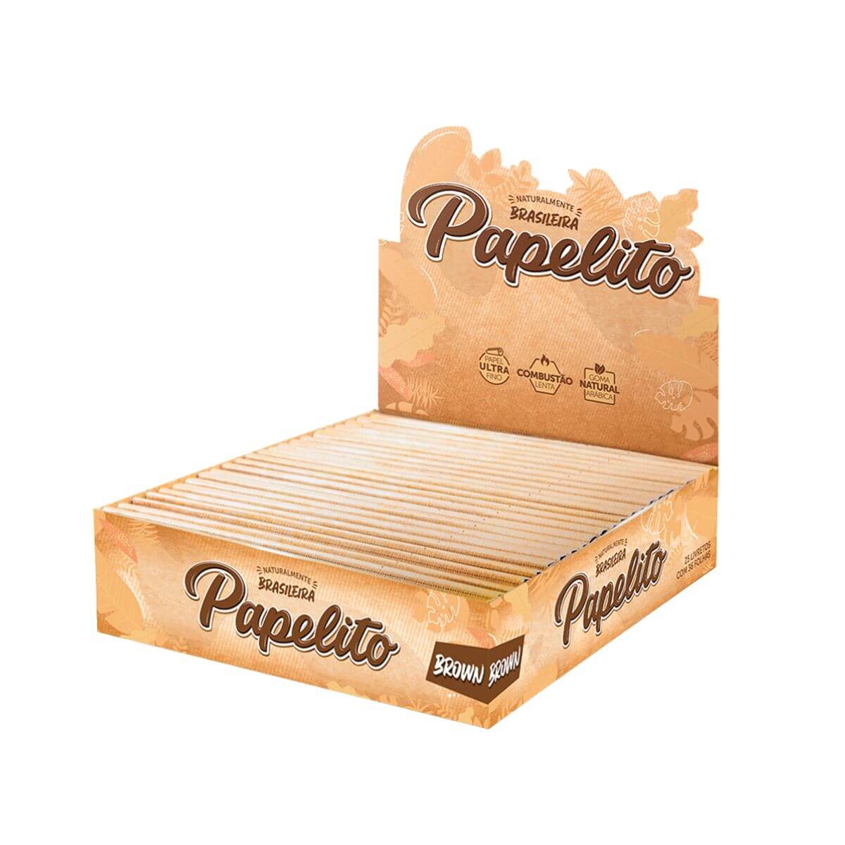 Seda Cx Papelito S/pt Ln Brown Nat S/d 25li / 36fl 130x44