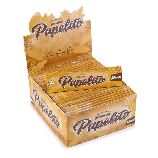 Seda Cx Papelito S/pt Ks Brown Nat S/d 50li / 36fl 108x44